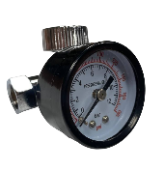 Регулятор давления  с манометром на 1/4" (1750 л/мин)																														 блоки подготовки воздуха купить в интернет-магазине Форест